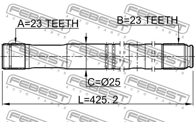 Buy Febest 0112-ZZT251LH at a low price in United Arab Emirates!
