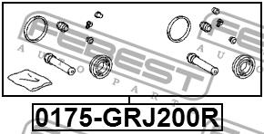 Febest Repair Kit, brake caliper – price 40 PLN