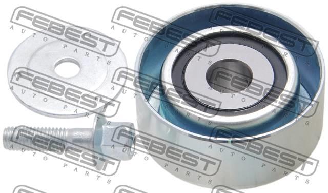 V-ribbed belt tensioner (drive) roller Febest 0187-KDN145