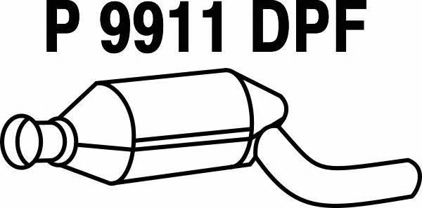 Fenno P9911DPF Diesel particulate filter DPF P9911DPF
