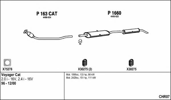  CHR07 Exhaust system CHR07