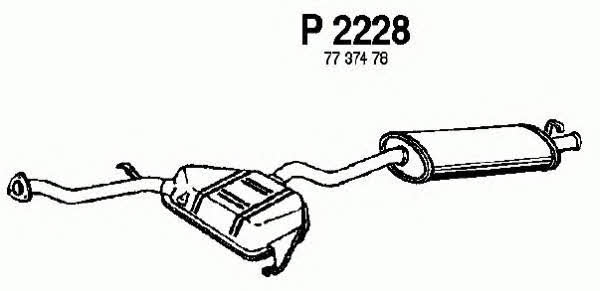 Fenno P2228 End Silencer P2228