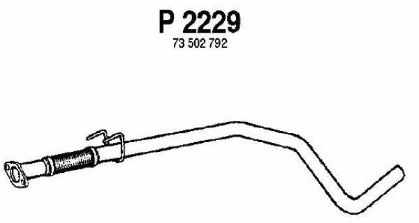 Fenno P2229 Exhaust pipe P2229