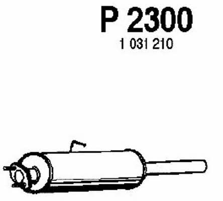 Fenno P2300 Central silencer P2300