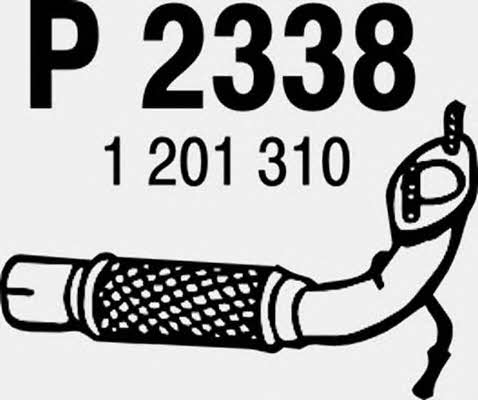 Fenno P2338 Exhaust pipe P2338