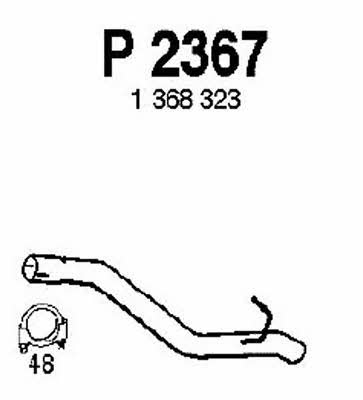 Fenno P2367 Exhaust pipe P2367