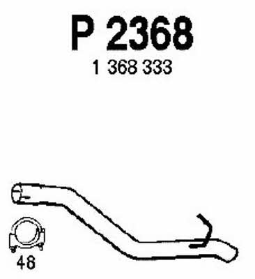 Fenno P2368 Exhaust pipe P2368
