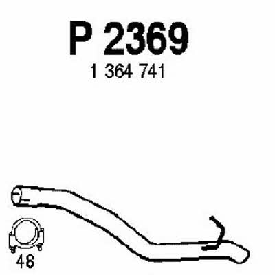 Fenno P2369 Exhaust pipe P2369