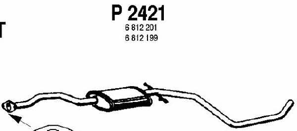 Fenno P2421 Central silencer P2421