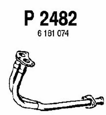 Fenno P2482 Exhaust pipe P2482
