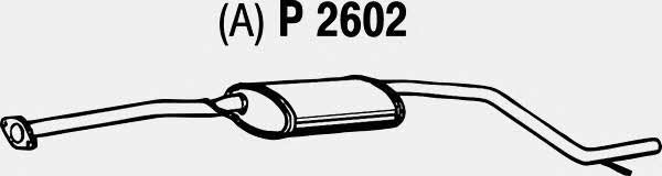 Fenno P2602 Central silencer P2602