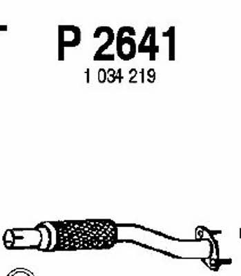 Fenno P2641 Exhaust pipe P2641