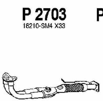 Fenno P2703 Exhaust pipe P2703