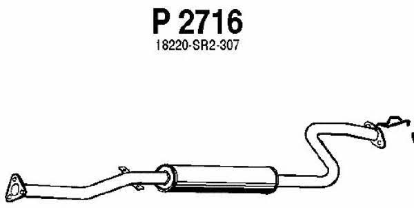 Fenno P2716 Central silencer P2716