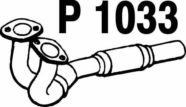Fenno P1033 Exhaust pipe P1033