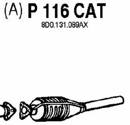 Fenno P116CAT Catalytic Converter P116CAT
