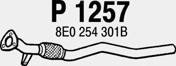 Fenno P1257 Exhaust pipe P1257
