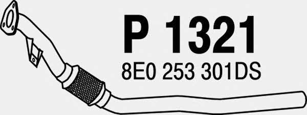 Fenno P1321 Exhaust pipe P1321