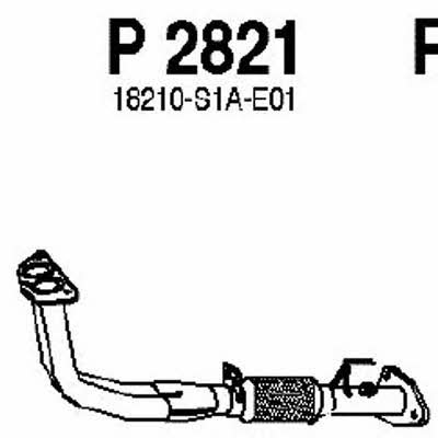 Fenno P2821 Exhaust pipe P2821