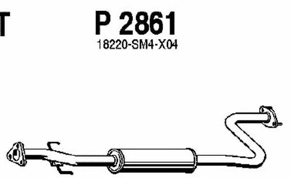 Fenno P2861 Central silencer P2861