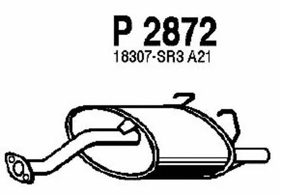 Fenno P2872 Central silencer P2872