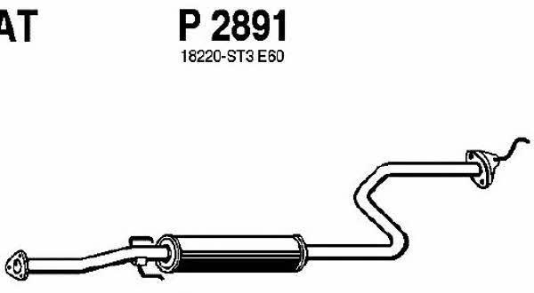 Fenno P2891 Central silencer P2891