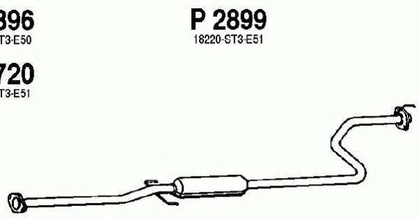 Fenno P2899 Central silencer P2899