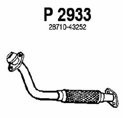 Fenno P2933 Exhaust pipe P2933