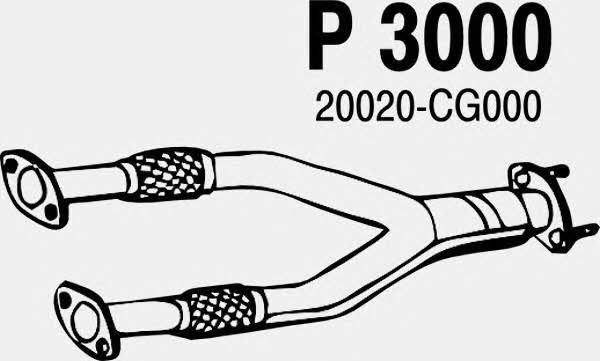 Fenno P3000 Exhaust pipe P3000