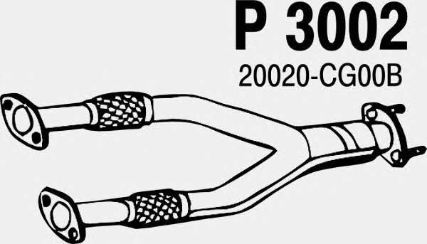 Fenno P3002 Exhaust pipe P3002