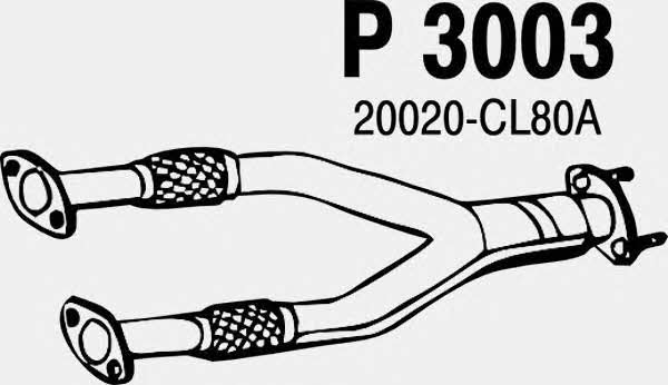 Fenno P3003 Exhaust pipe P3003