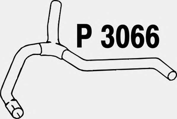 Fenno P3066 Exhaust pipe P3066