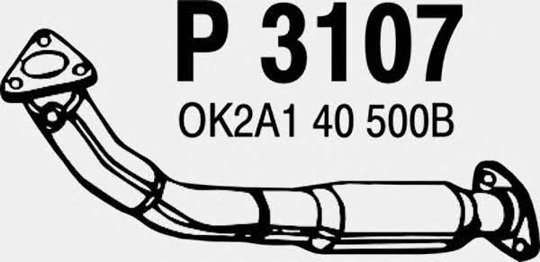 Fenno P3107 Exhaust pipe P3107