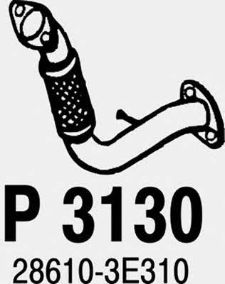 Fenno P3130 Exhaust pipe P3130