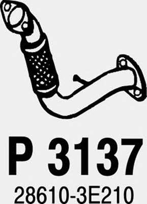 Fenno P3137 Exhaust pipe P3137