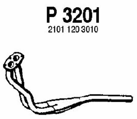 Fenno P3201 Exhaust pipe P3201