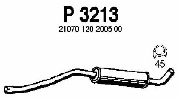 Fenno P3213 Central silencer P3213