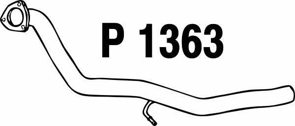 Fenno P1363 Exhaust pipe P1363