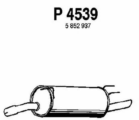 Fenno P4539 End Silencer P4539