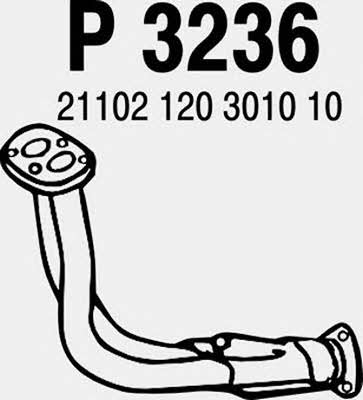 Fenno P3236 Exhaust pipe P3236