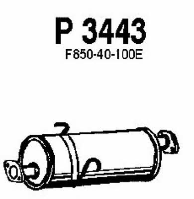 Fenno P3443 Central silencer P3443