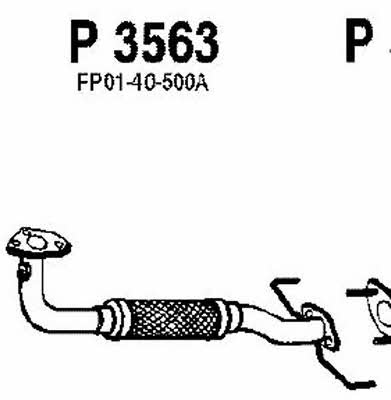 Fenno P3563 Exhaust pipe P3563