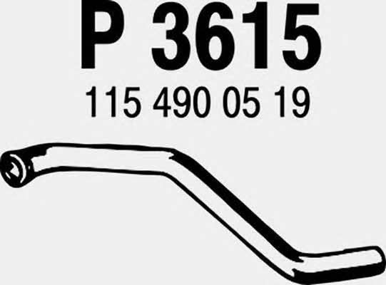 Fenno P3615 Exhaust pipe P3615