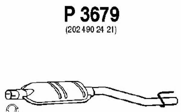 Fenno P3679 Central silencer P3679