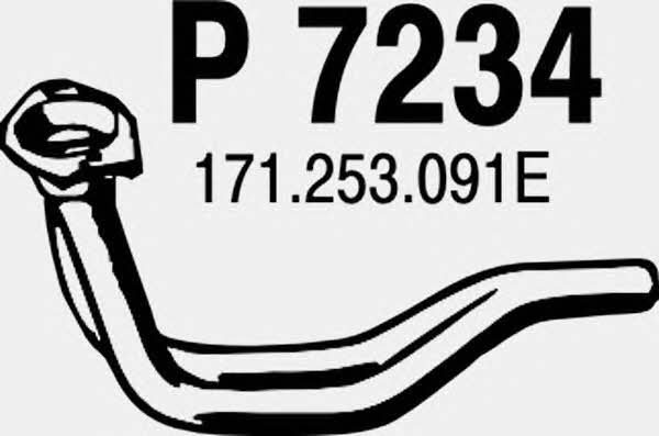 Fenno P7234 Exhaust pipe P7234