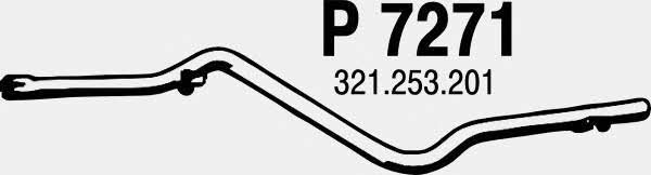 Fenno P7271 Exhaust pipe P7271