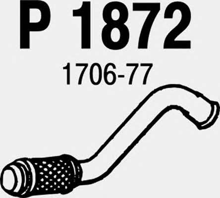 Fenno P1872 Exhaust pipe P1872