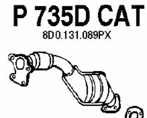 Fenno P735DCAT Catalytic Converter P735DCAT