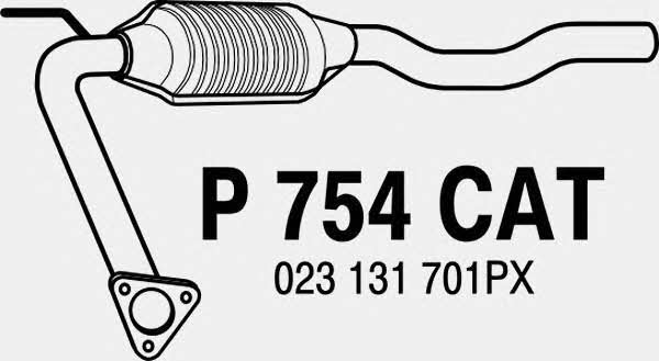 Fenno P754CAT Catalytic Converter P754CAT