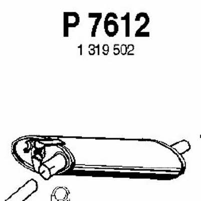 Fenno P7612 Central silencer P7612